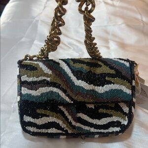 Elegant Multicolor Beaded Women's Bag